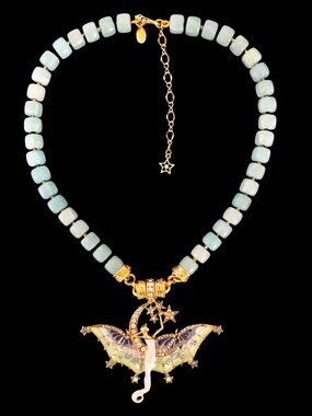 Kirks Folly Fairy Goddess Moon & Stars Magnetic Enhancer Necklace